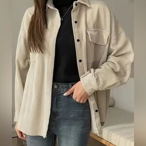 Corduroy jacket/shirt, Size S, Streetwear society, worn once, perfect condition.